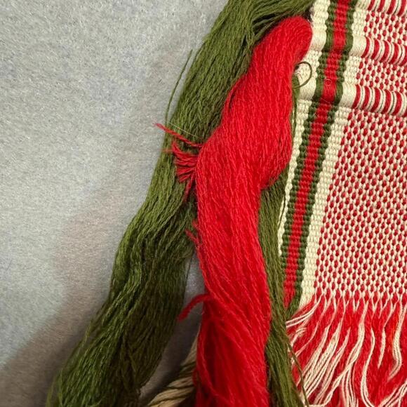 Vintage Soviet Lithuanian Folk Woven Textile Sash Dovana USSR 230cm - Picture 4 of 9